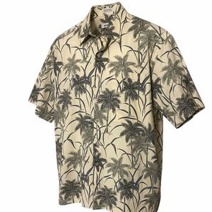 Pierre Cardin Men's Palm Print Short Sleeve Shirt item0008